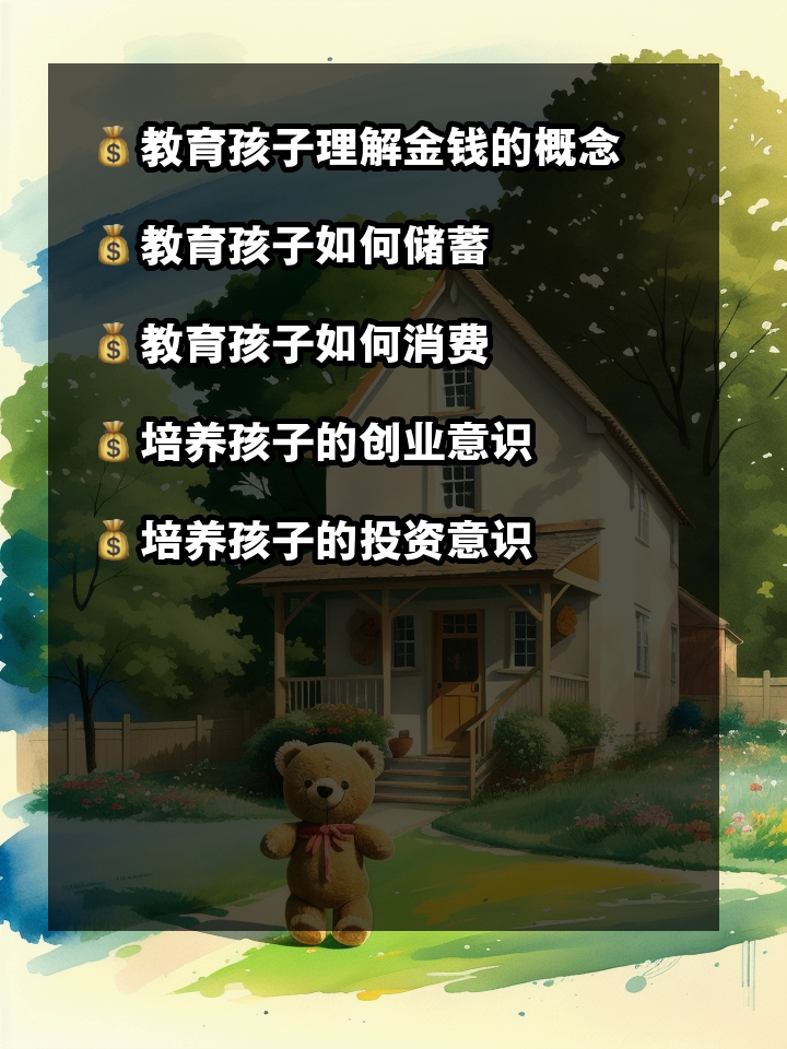 怎么教孩子理财(怎么教会孩子理财)